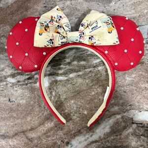 Disney parks Epcot world, showcase, Italy, backpack, and ears